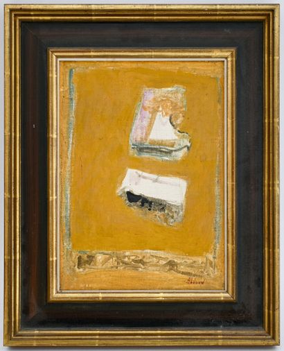 null Chafik ABBOUD (1926-2004)
Open window, 1974
Oil on canvas signed lower right...