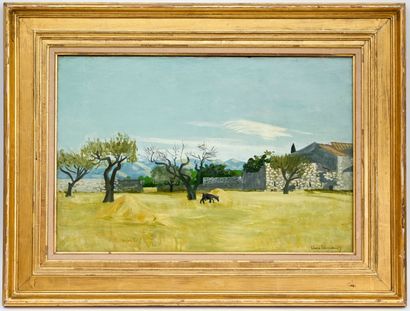 null Roger CHAPELAIN-MIDY (1904-1992)
Landscape of Provence
Oil on canvas signed...
