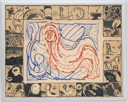 null Pierre ALECHINSKY (1927)
Untitled, 
Lithograph signed and numbered 46/90
at...