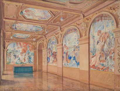 null Georges CASTEX (1860-1943)
Toulouse, City Hall, Wedding Hall, by Paul Gervais...