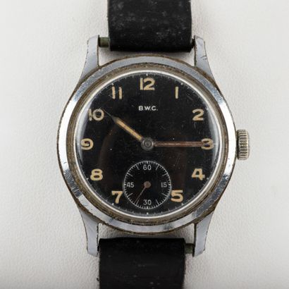 B.W.C 
Men's watch, 33 mm steel case, mechanical...