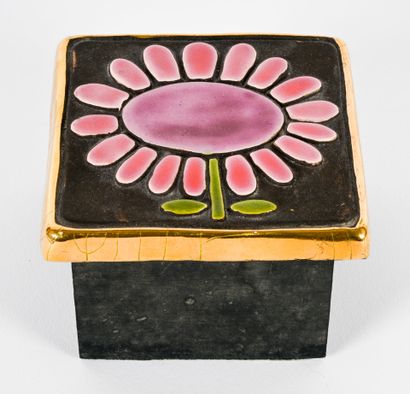Mithé ESPELT (1923-2020)
Boîte en bois noirci,...
