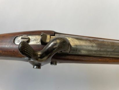 null Model 1842 T percussion rifle as evidenced on the barrel tail. Rear lock unmarked....