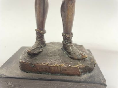 null Costantino BARBELLA (1852-1925)
Joueur de luth
Bronze à patine brune
H : 20...