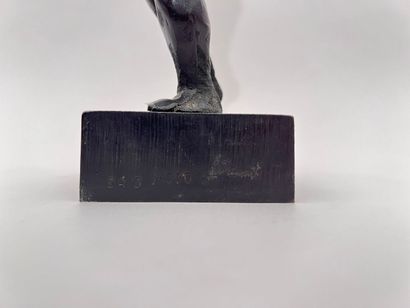null Paul GUIRAMAND (1926-2007).
Archères III
Bronze à patine brune signé, numéroté...