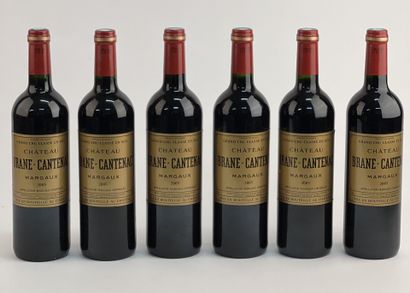 null 6 bottles CHÂTEAU BRANE CANTENAC 2005 2nd GC Margaux (CBO)