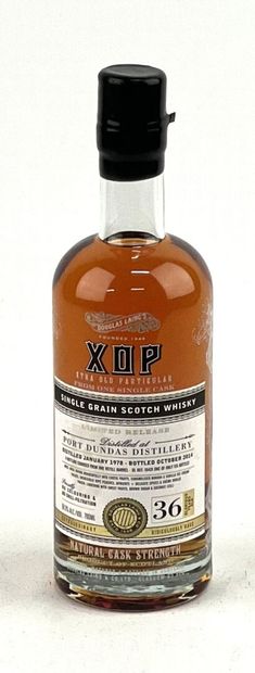null 1 bottle WHISKY DOUGLAS LAING'S 36 years XOP Single Grain Limited Release Port...