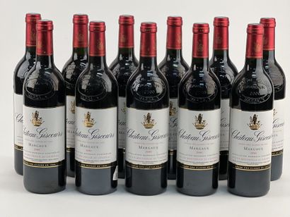 null 11 bottles CHÂTEAU GISCOURS 2000 3rd GC Margaux (CBO)