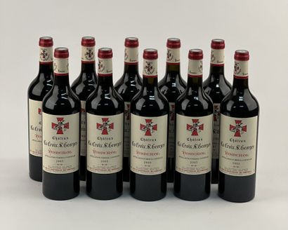 null 10 bottles CHÂTEAU LA CROIX SAINT-GEORGES 2005 Pomerol (CBO)