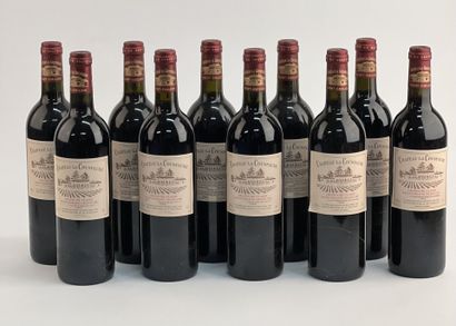 null 10 bottles CHÂTEAU LA COUSPAUDE 1998 Saint-Emilion (CBO) (E. 1 tld)