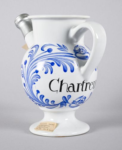 null 1 CHARTREUSE 1970 VEP jug (Royal Limoges France porcelain jug. Reproduction...