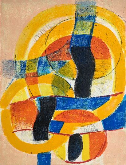 Gustave BOLIN (1920-1999)
Sans titre
Lithographie,...