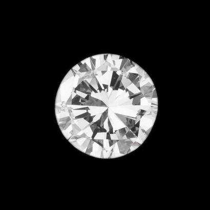 null Diamant taille brillant, 3,42 carats, couleur E, pureté SI1, sans fluorescence,...