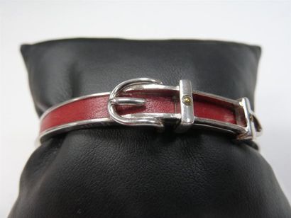 null HERMES, Paris
Bracelet "ceinture"
Diam : 6,5 cm (dans sa boite)