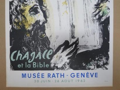 null Marc CHAGALL
Chagall et la Bible, Musée Rath, Genve, 1962
Affiche. Mourlot
76...