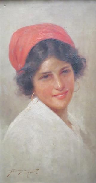 Domenico FORLENZA (1880-1934)
La Gitane
Huile...