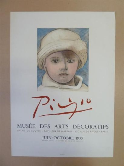 null Pablo PICASSO 
Musée des Arts Décoratifs, juin-octobre 1955
Affiche
Mourlot
64...
