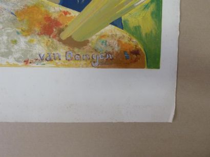 null Kees VAN DONGEN
Jean-Marie avec pipe
Lithographie sur Arches de l'affiche "Les...