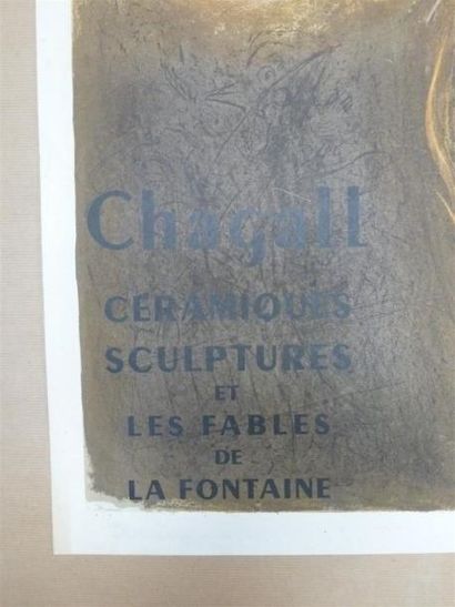 null Marc CHAGALL
Céramiques, sculptures et les Fables de la Fontaine, 1952
Affiche...