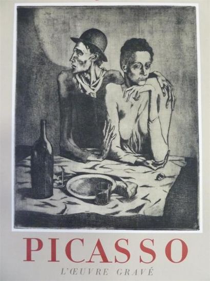 null Pablo PICASSO 
Picasso L'oeuvre Gravée, Bibliothèque Nationale ( Le Repas Frugal...