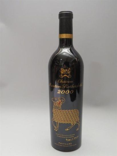  12 bouteilles Château Mouton Rothschild 2000 - (CB)