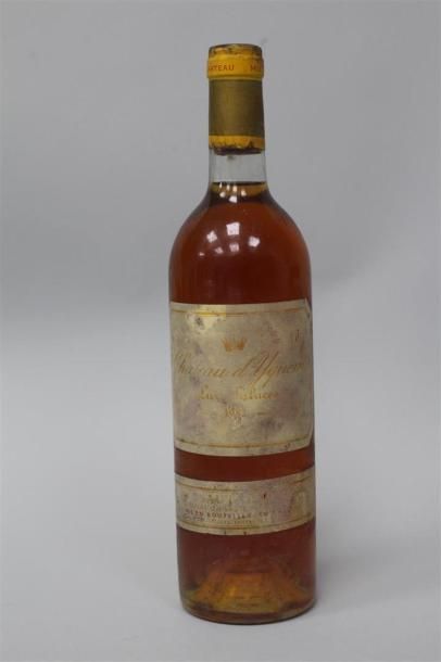 1 bouteille Château d'Yquem - Sauternes -1982...