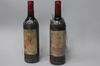 2 bouteilles Petrus - 1995 - (Etiquettes...