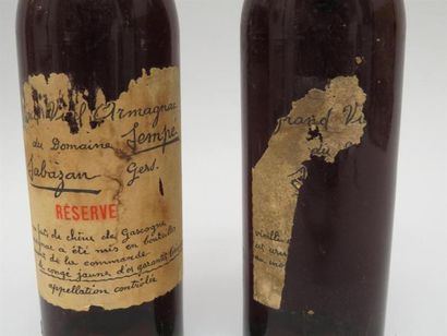 null 2 bouteilles Grand Vieil Armagnac "Réserve" - Domaine Sempé à Sabazan - (EA...