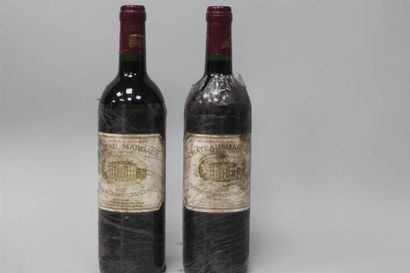 2 bouteilles Château Margaux - 1995 - (Etiquettes...
