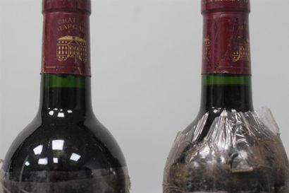 null 2 bouteilles Château Margaux - 1995 - (Etiquettes très tachées)