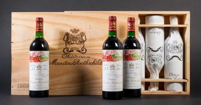 Château Mouton Rothschild 1989 6 bouteilles Château Mouton Rothschild 1989 - (CB...