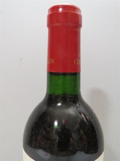null 12 bouteilles Château Cler Milon - 1990 - (7 J - 4 TLB - 1 LB) (étiquettes jaunies)...