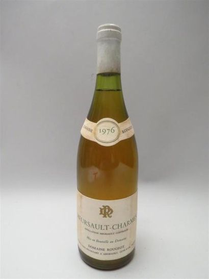 null 1 bouteille Meursault-Charmes - Domaine Rougeot - 1976