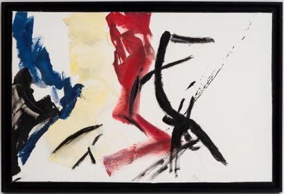 null Jean MIOTTE (1926-2016)
Acrylique sur papier marouflé sur toile signé en bas...