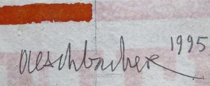 null Arthur AESCHBACHER (1923)
Sans titre
Technique mixte sur papier signé et daté...