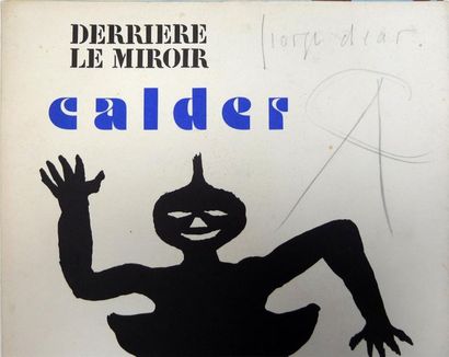 null DERRIERE LE MIROIR (DLM), (dédicacé) n°212, Janvier 1975 CALDER. 
Paris : Maeght,...