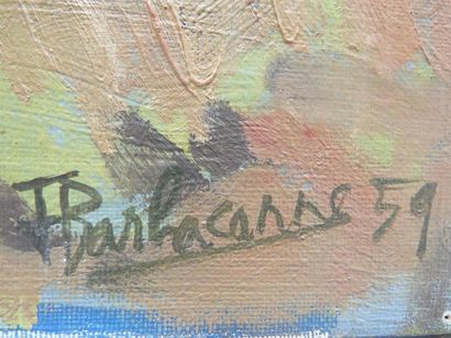 null Jacques BARBACANE (1922)
Paysage méditerranéen
Huile sur toile signée en bas...