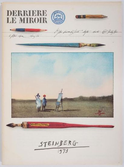 null DERRIERE LE MIROIR (DLM), n°205, septembre 1973 Steinberg. 
Paris : Maeght,...