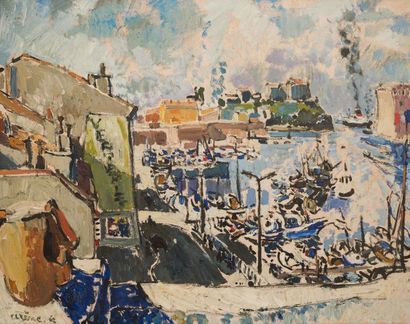 null Jean ARENE (né en 1929)
Port de Méditerranée
Huile sur toile signée en bas à...