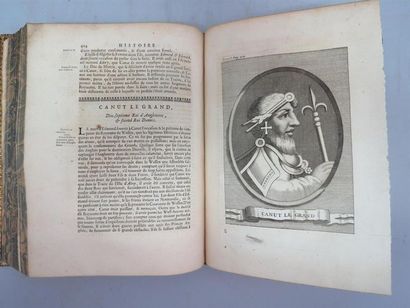 null RAPIN DE THOYRAS. Histoire d'Angleterre.
16 volumes in-quarto veau fauve marbré...
