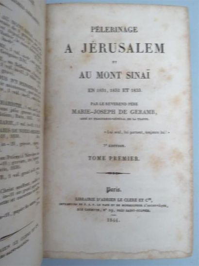 null GÉRAMB (Ferdinand, baron de [puis] révérend père Marie-Joseph de). Pèlerinage...