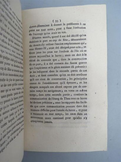 null GRANGENT (Jean-Mathieu). Faits historiques sur l'isle ou la presqu'isle de Sète,...