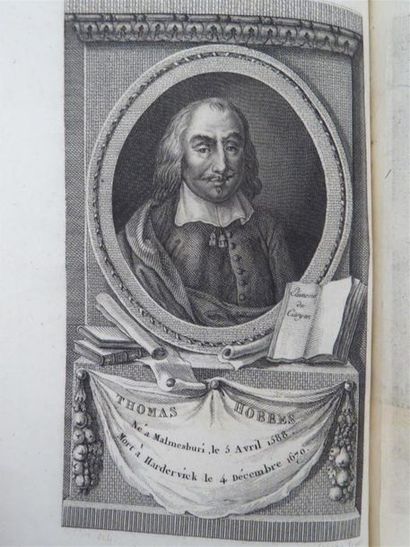 null HOBBES (Thomas). OEuvres Philosophiques et politiques.
Deux tomes in-8 basane...