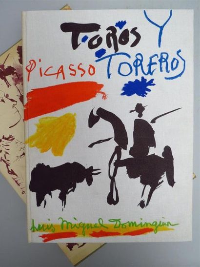 PICASSO (Pablo). Toros y toreros. 
In-folio...