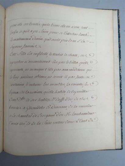 null [MANUSCRIT]. Mémoire pour M. l'ambassadeur de Malthe contre la Demoiselle Prevot.
In-quarto...