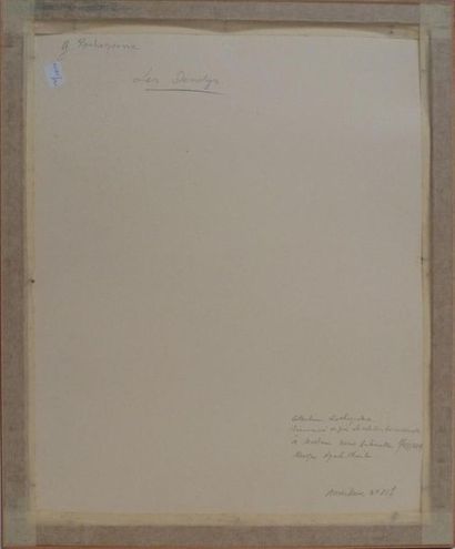 null Georges Antoine ROCHEGROSSE (1859-1938)
Les dandys
Dessin au crayon sur papier...