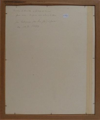 null Georges Antoine ROCHEGROSSE (1859-1938)
Théodore de Banville à sa table de travail
Dessin...