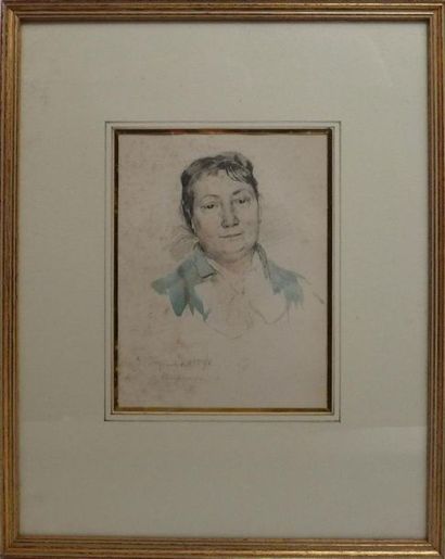 null Georges Antoine ROCHEGROSSE (1859-1938)
Madame Elisabeth de Banville
Crayon...