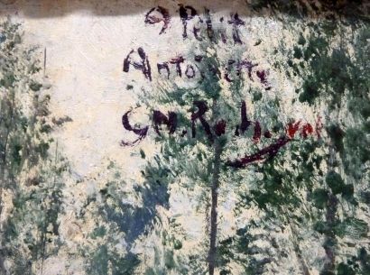 null Georges Antoine ROCHEGROSSE (1859-1938)
Sous-bois
Huile sur panneau signé en...