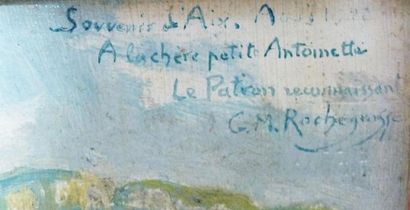 null Georges Antoine ROCHEGROSSE (1859-1938)
Aix les Bains
Huile sur panneau signé...